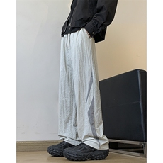 秋季防水冲锋裤降落伞兵裤休闲裤男高街潮流长裤子G1902/P45控68，男装休闲裤，电商D202-1