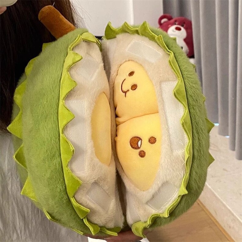榴莲，广发毛绒玩具