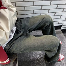 美式复古直筒潮牌牛仔裤男秋季新款NC998P45，男装牛仔裤，星座1116-2