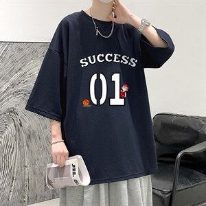 Q11205-P30春夏季七分袖t恤男大码五分袖男短袖中袖大皂风