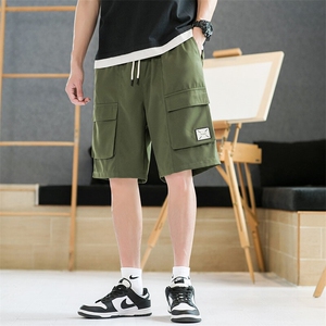 夏季工装短裤男宽松男士休闲裤潮流直筒运动裤A266-TYK2331-P35图片