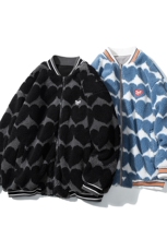 1日系白底两面穿棉衣男麂皮绒羊羔毛夹克棉服男外套8702P110控148，男装夹克，星座226-2