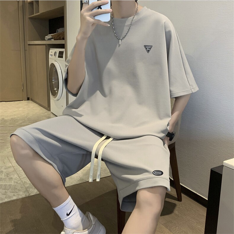 酒店潮流冰丝运动装超薄速干休闲百搭抗皱TZ12-特批70,男装休闲套装,星座718