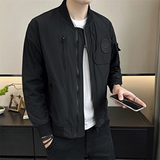 店主风秋季新款棒球领工装棒球服夹克时尚休闲外套潮58126-P110，男装夹克，电商A413