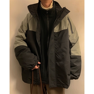 DZ3139-TP135控价198 冬季新款三合一冲锋衣保暖连帽外套男两件套图片