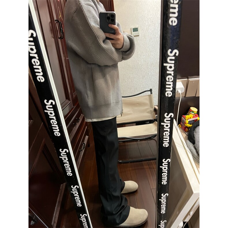 【有货】cleanfit灰色拉链开衫毛衣外套男款针织衫M5653CC-特P55,男装针织衫/毛衣,星座1007（原301D）
