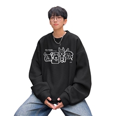 华夫格！华夫格上衣男圆领华夫格卫衣男大码长袖t恤男HY232-特P23，男装T恤，电商B367