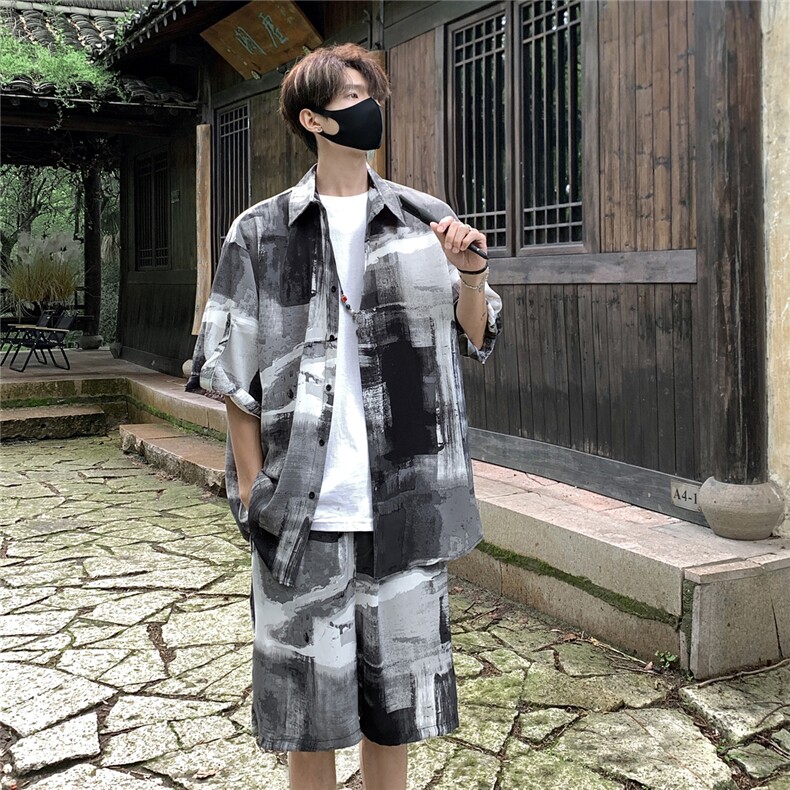 小河套装TZ77826特P50衬衫DCS77827特P30DK77828特P20套装控98,男装衬衫,星座226-1