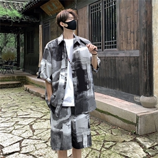 小河套装TZ77826特P50衬衫DCS77827特P30DK77828特P20套装控98，男装衬衫，星座226-1