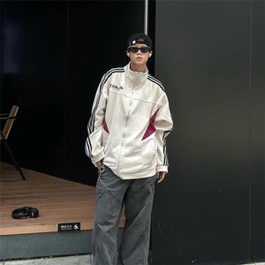 网络图现货美式复古运动班服夹克外套男RC78-P70图片