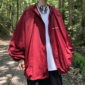 休闲轻薄透气防晒衣男女夏季连帽速干户外宽松外套F0825-P40图片