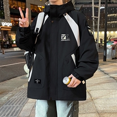 男士外套2025新款春秋季薄款学生夹克港风工装冲锋XH6208，男装夹克，星座1206（原A206）