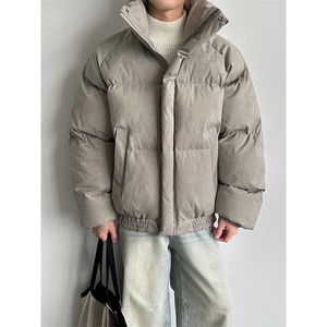 情侣款扎染棉衣高级感美式棉服复古保暖外套男 5D3062-TP60不图片