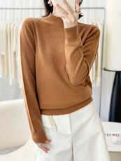 2025年秋季新款百搭女士套头衫，女装羊毛衫，浙麦羊绒