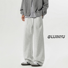 美式垂顺休闲华棉62%时尚宽松弯刀裤S-3XLX1620特批-36：75，男装休闲裤，星座718