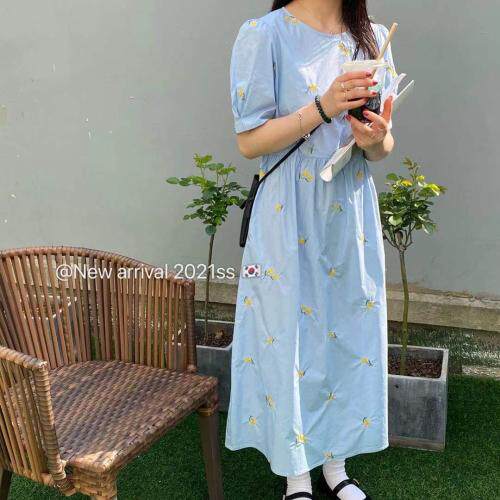 韩系新款韩系刺绣连衣裙，女装连衣裙，Here Bella(5F)