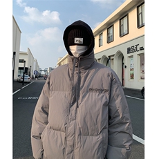 街景新款字母印花面包服50白鸭绒羽绒服A247-YR6218P225控268，男装羽绒服，电商A247