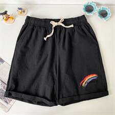 YD33064-P25亚麻短裤男大码棉麻五分裤男中裤沙滩裤港风摆拍,男装休闲裤,电商A040