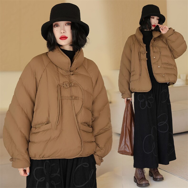 YGYL24冬季新款现货时尚百搭韩版白鸭绒羽绒服图片
