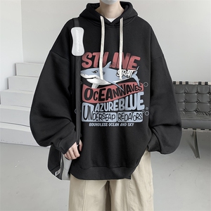 连帽卫衣男大码运动服帽衫外套WY2331-P35 加绒款-P40图片