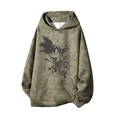 得物供货、重磅420克现货麂皮绒扎染卫衣HD019-1-WL25371ZR-P45，男装卫衣，电商019-1