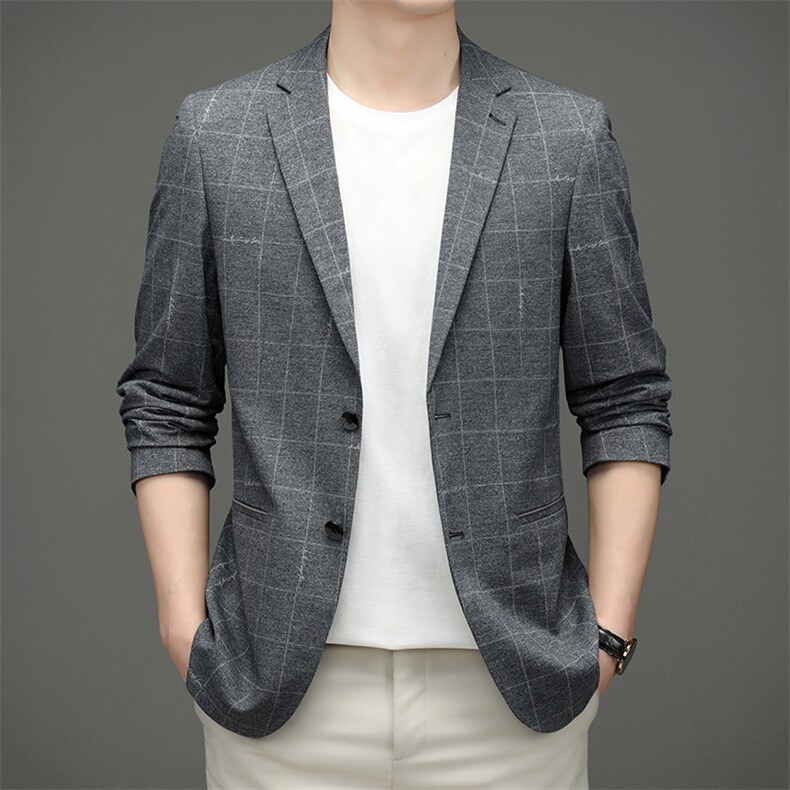 BZ2289钱塘2020-2时尚休闲春秋款中青年男士薄款西服主推款P145，男装西服，钱塘207-2