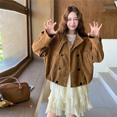 新品！复古麂皮夹克2C213-905-P155-K228，女装短外套，2C213
