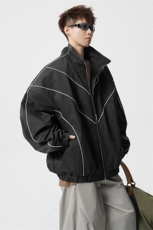 可二开机能防寒棉服M-5XL大码涤纶棉服男白底78176P138控198，男装棉衣，星座227-7