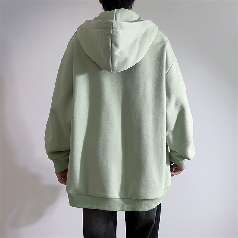 新款男百搭设计感连帽纯色情侣港风白墙针织外套WT3418-P55控88,男装夹克,星座717
