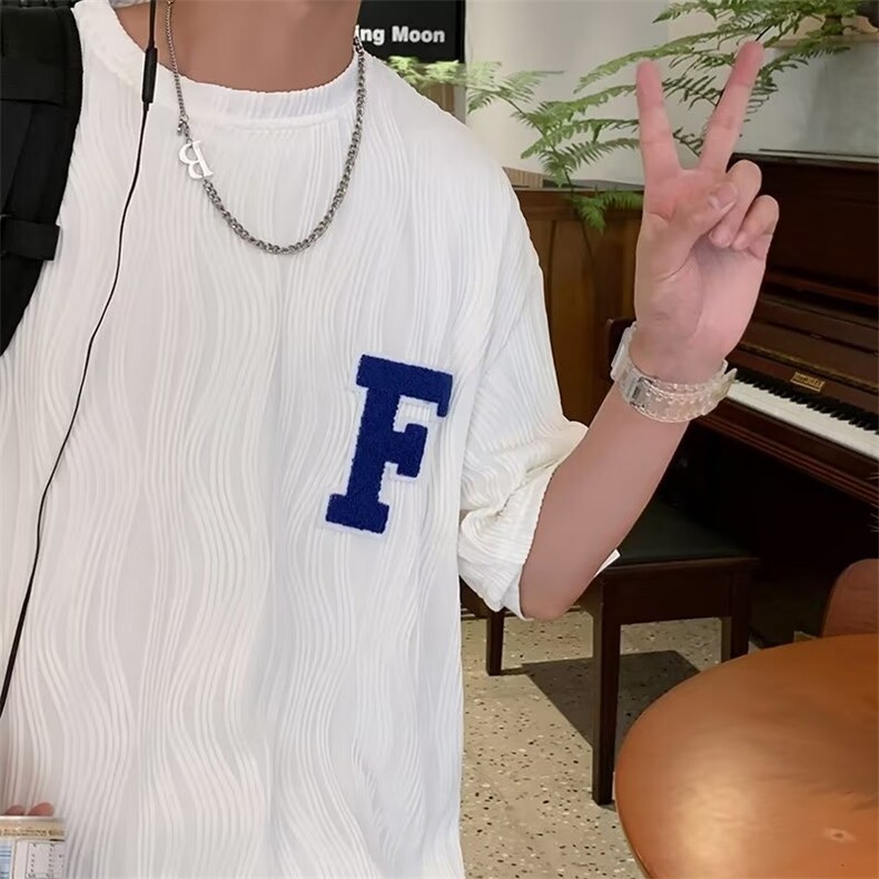 男城市风貌潮流T恤青春流行夏季时尚C7829P30,男装T恤,星座1116-2