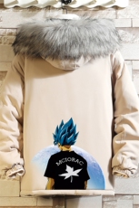 MM48154-P130冬季大毛领衣男士大码加厚袄男服砖墙，男装棉衣，电商A040A