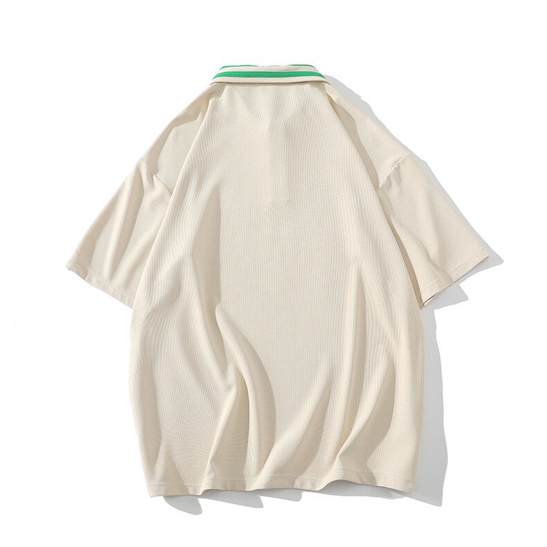 2023夏装学生翻领休闲Polo衫时尚印花短袖T恤男女630-P35控价58，男装Polo衫，电商A441