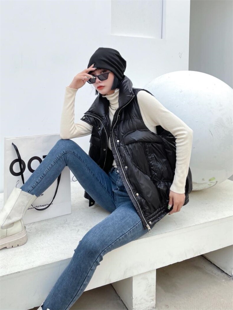 现货羽绒马甲，女装马甲，欧尚时