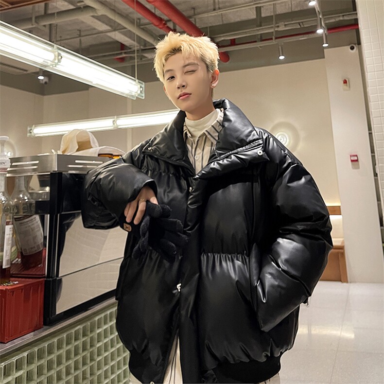pu皮短款棉服男冬季棉衣外套MY258P80直播,男装棉衣,星座1904A