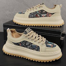 A1076-P255厚底百搭潮流时尚老爹鞋刺绣板鞋男士复古休闲鞋男，男鞋休闲鞋，星座1407-6