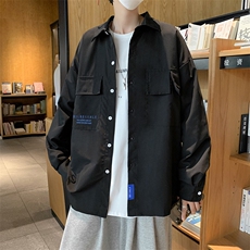 2021日系ins衬衫薄款设计感小众痞帅工装纯休闲衬衣W1496-P35，男装衬衫，星座512-4