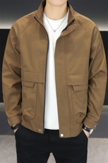 店主风夹克外套男春秋休闲百搭时尚立领男士夹克N7938-P75，男装夹克，星座310B-3