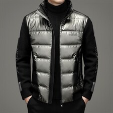 2023冬季中青年男士羽绒服90%鸭绒长袖青年保暖外套QS9179-P205，男装羽绒服，星座1105-3