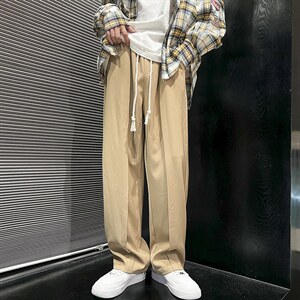 秋季休闲裤男宽松西裤拖地裤D329-QM525-P55-控68图片
