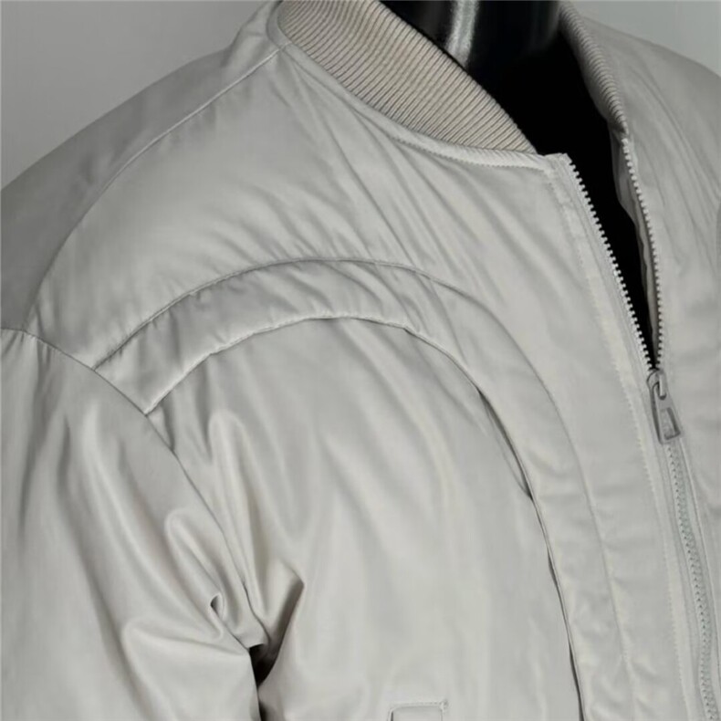 冬季解构弧形小众短款飞行服夹克加厚保暖棒球棉服潮LF1017P100,男装夹克,电商D256-2(原A064-2)