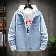 挂拍秋季新款夹克男士韩版潮流百搭上衣服休闲牛仔外套9157，男装夹克，电商A318