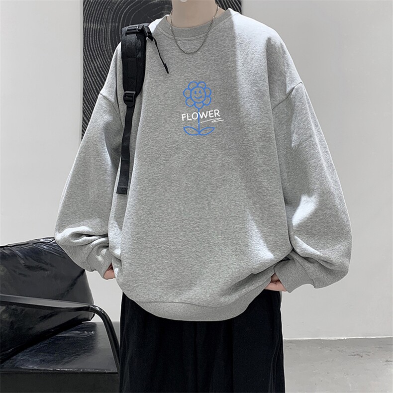 S6274-P28秋季圆领卫衣男大码韩版宽松长袖外套,男装卫衣,电商A040