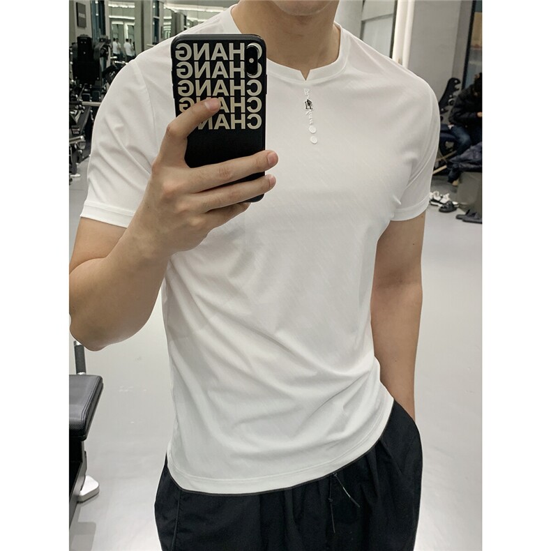 25夏季新款高品质透气舒适印花短袖T恤肌肉男705-1-T008-P55图片