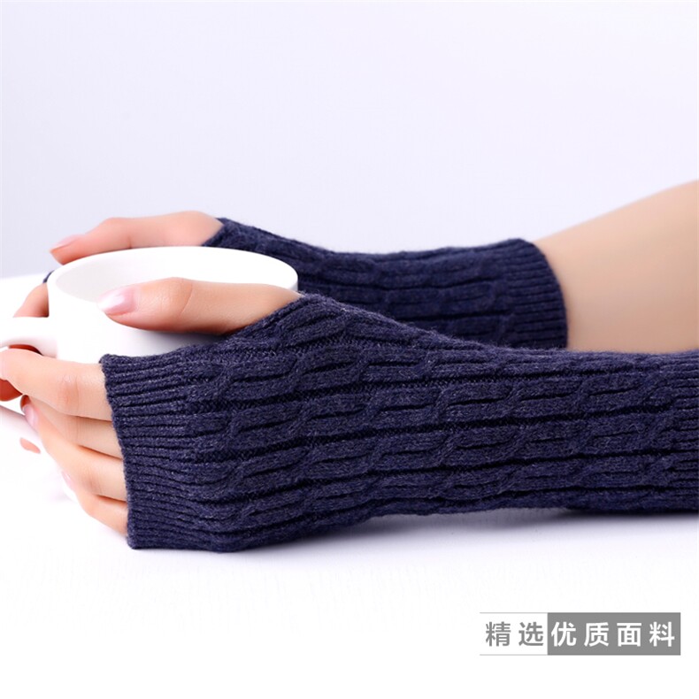 羊绒混纺麻花手套2025百搭,饰品手套,天盛羊绒