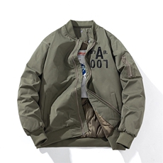 现货三色秋冬季潮牌夹克棉衣棒球服欧美街头飞行员外套情侣装，男装棉衣，电商A105