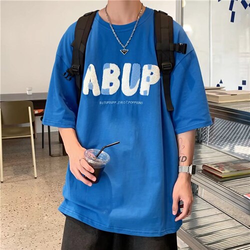 夏季潮牌男士短袖t恤男潮流上衣服情侣半袖体恤衫T585P23，男装T恤，星座1116-2