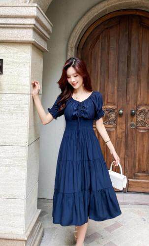 2021夏装新款女人味连衣裙，女装连衣裙，晗菲曼琪