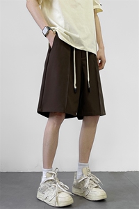 8XL-M 特大码中性松紧腰休闲冰丝西装短裤五分裤百搭凉DK1531P28图片