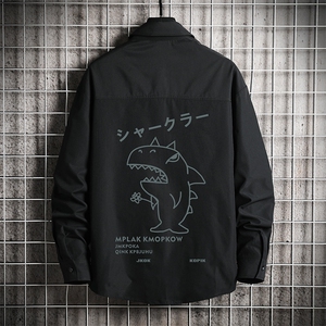 CS15092-P38加绒款-P48长袖衬衫男士大码宽松衬衣男寸衫网格
