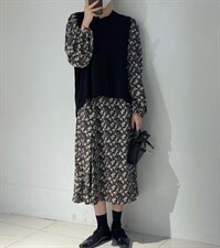 碎花裙两件套，其它，驿谷